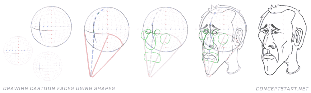 drawing-cartoon-faces-with-shapes