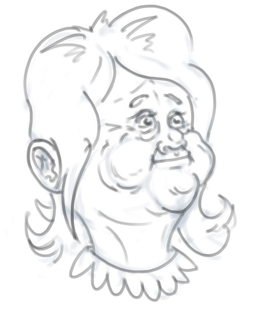 Cartoon Faces based on the Face Task Idea Generator