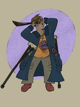 From horror options, used a new cell shading technique I've been learning.